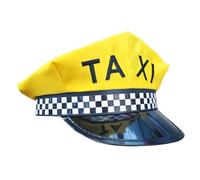 Cappello da pilota vintage - Accessorio per costume da autista a tesa larga per occasioni a tema | Copricapo in stile retrò con design, adatto per uomini e donne, per feste, L