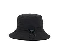 Cappello da pioggia pieghevole, cappello da pescatore impermeabile, regolabile, traspirante, in nylon per pesca, all'aperto, nero, uomo e donna