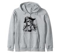 Cappello da pirata K-pop Anime Cartoon Girl Felpa con Cappuccio