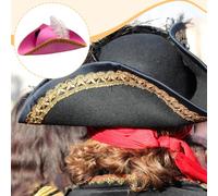 Cappello da pirata per spettacoli teatrali multiuso, festa di compleanno in