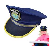 Cappello Da Poliziotto Per Bambini, Cappelli Da Poliziotto Per Feste Per Bambini | I Poliziotti Fanno Finta Di Giocare,Design Regolabile Fai Finta Di Giocare A Un Fantastico Costume Da Poliziotto,