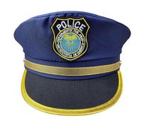 Cappello da poliziotto per - Capulet vestito forze di ordine sostenibile, casco da festa regolabile | Design regolabile Firend Play Toy Kids Policemen Costume Accessori, realistica pretesa