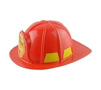 Cappello da pompiere con elmetto rosso da pompiere per travestimenti, giochi di ruolo, feste