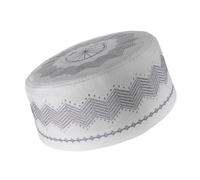 Cappello da preghiera musulmana colorato in cotone, cappello etnico, regolabile, unisex, comodo cappello per festival e uso quotidiano, Cotone