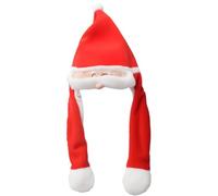 Cappello da salto in peluche con orecchie in movimento, carino, soffice e interattivo, morbido e caldo, per l'inverno, cosplay e regalo per bambini/adolescenti/amanti degli animali