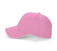 Cappello da sandwich neutro con stampa storica Old Tower Bridge Londra, adatto per tutto l'anno, berretto da baseball regolabile aderente e sicuro, rosa, Taglia unica