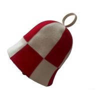 Cappello da sauna, 20 cm, in pura lana, accessorio resistente al calore per | Protegge orecchie e cuoio capelluto dalle alte temperature, design unisex di facile manutenzione per gli appassionati di spa