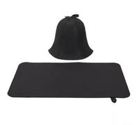 Cappello da sauna che offre una protezione affidabile dal calore per cuoio capelluto e capelli per migliorare il piacere e il comfort in sauna (1 set)