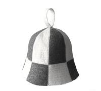 Cappello da sauna da uomo seguendo il linguaggio visivo pilota e realizzato al 100% in feltro per supporto termico e fisico (D)