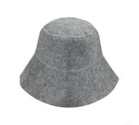 Cappello da sauna in feltro per bagno turco e spa, colore grigio, con tessuto traspirante per proteggere la testa dal surriscaldamento durante il bagno caldo per sessioni a casa o in palestra (grigio)