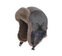 Cappello da sci con paraorecchie pilota Trapper | Cappello bomber da uomo for la caccia al freddo invernale caldo