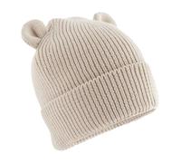 Cappello Da Sci Ribbed Beanie Organic Baby Bear Beechfield Per Bambini E Bambine