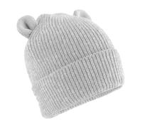 Cappello Da Sci Ribbed Beanie Organic Baby Bear Beechfield Per Bambini E Bambine