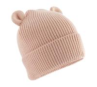 Cappello Da Sci Ribbed Beanie Organic Baby Bear Beechfield Per Bambini E Bambine