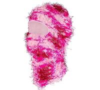 Cappello da sci uomo in maglia di poliestere con copertura integrale e mimetico