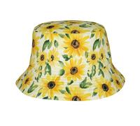 Cappello da Secchio Girasoli Gialli Estivi Protezione del Sole Cappello da Pescatore Classico Cappellino per Calcio Caccia Spiaggia