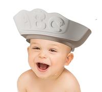 Cappello da shower - Cappellino impermeabile a doppio strato | cappello da bagno regolabile per il lavaggio dei capelli con protezione occhi e orecchie per bambini e