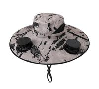 Cappello da Solare - Cappello da all'aperto | Cappuccio con Ventola a energia Solare Integrata | Tesa Larga Protezione UV | Sunhat Regolabile per Uomini e Donne | per Sport