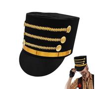 Cappello da soldatino, Cappello da schiaccianoci per adulti,Anello giocattolo Majorette della banda musicale | Cappello schiaccianoci giocattolo cosplay festival unico per fidanzato, adolescenti,