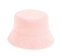 Cappello Da Sole A Secchiello In Cotone Organico Blu Rosa O Beige Per Bambini