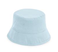 Cappello Da Sole A Secchiello In Cotone Organico Blu Rosa O Beige Per Bambini