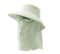 Cappello da sole a tesa larga con patta per il collo UPF50, cappello da sole impermeabile regolabile traspirante, rimane fresco asciutto e protetto tutto il giorno per donne, uomini, viaggiatori