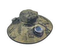 Cappello da sole a tesa larga per esterni, con 2 ventole , ricarica USB