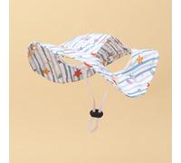 Cappello da sole carino e antivento realizzato in materiale di poliestere, con design a orecchie esposte, funzione antiscivolo e anti-caduta, protezione solare regolabile. Essenziale per i cani di pic