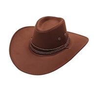 Cappello da Sole da Cowboy a Larga da Uomo, Casual, Estivo, alla Occidentale#G