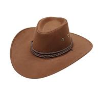 Cappello da Sole da Cowboy a Larga da Uomo, Casual, Estivo, alla Occidentale#G
