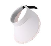 Cappello da Sole da Donna a Tesa Larga, alla, Protezione UV, per Esterni, Regolabile, Morbida, Traspirante, assorbe Il Sudore, da Donna, Beige