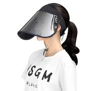 Cappello da sole da donna, a tesa larga, con protezione UV UPF 50,protezione da ciclismo, cappello da baseball regolabile a tesa larga, cappello da sole vuoto, per spiaggia, viaggi, escursionismo