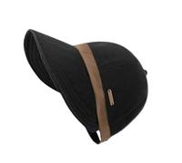 Cappello da sole da donna con tesa lunga, cintura regolabile, elegante e confortevole, da baseball, da indossare tutti i giorni, spiaggia, sole, Nero , Taglia unica