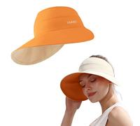 Cappello da Sole Femminile, donatore d'ombra per Il Viso di Cappello da Sole Pieghevole per Protezione da Top Larga e Vuota per la Protezione Solare per Estate Ombrello di