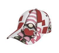 Cappello da Sole Gnomo della Festa degli Innamorati Parola Amore Berretto da Baseball Regolabile Cappellino da Baseball Unisex Cappello da Camionista per Golf Sport Tempo Libero 57-60Cm