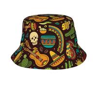 Cappello Da Sole Hand Mayo Latin American Mexican Cinco Maracas Mexico