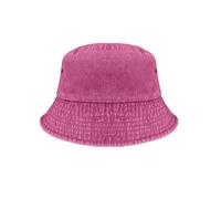 Cappello da Sole in Cottone Stile Vecchio retrò Lavato Vintage da Pescatore Estate Multi Pack Multi Colour cod.1111 (IT, Testo, Taglia Unica, 1pz, Fucsia)