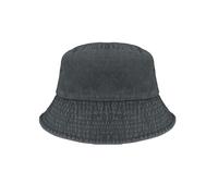 Cappello da Sole in Cottone Stile Vecchio retrò Lavato Vintage da Pescatore Estate Multi Pack Multi Colour cod.1111 (IT, Testo, Taglia Unica, 1pz, Nero)