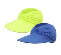 Cappello da sole per bambini con protezione per il collo, cappello da sole da donna, 50 anni, con tesa larga, leggero, pieghevole, ideale per il cappello da sole da uomo, impermeabile, Celeste