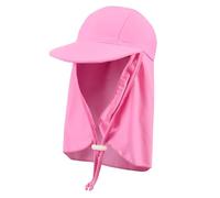 Cappello da sole per bambini, ragazza, ragazzo, 2-8 anni, cappello da sole estivo UPF 50+ anti-UV, berretto legionario da bagno, ampio bordo, protezione per nuca bob da nuoto per spiaggia piscina