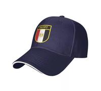 Cappello da Sole per Uomo, Classico Cappellino da Baseball con Egitto Bandiera, Regolabile, Stile Polo, Sportivo Casual, Traspirante, Estivo, con Visiera Parasole per Esterno