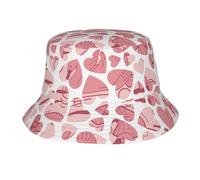 Cappello da Sole Protezione UV Moda Shopping Cappelli da Pescatore Cappello A Secchiello per Uomo Giardinaggio, Happy Love's Day