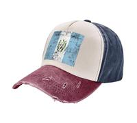 Cappello da Sole Regolabile E Traspirante con Bandiera del Guatemala,Comodo E alla Moda,per Uomo E Donna,per Sport E Tempo Libero,Leggero. Navy And Red One Size