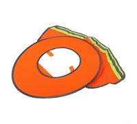 Cappello da sole traspirante con tende di sicurezza riflettenti e mantello parasole, che fornisce protezione dai raggi UV durante il lavoro all'aperto (arancione)