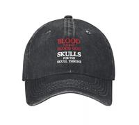 Cappello da Sole Unisex Sangue per Il Dio del Sangue Teschi per Il Trono del Teschio A (Leggero) Berretto da Baseball Cappello da Trekking Cosplay da Spiaggia per Uomo Regalo da Donna