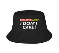 Cappello da Sole Unisex Ultime notizie Personalizzate Non Mi Interessa Cappello da Pescatore Uomo Donna Spiaggia Sole Estate Campeggio cap Regalo