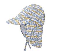 Cappello da Spiaggia Bambino Cappello da Sole Estivo, Berretto Collo Protezione Solare, Regolabile per Bebè con Visiera Hat per Nuoto all'aperto, 50 + UPF