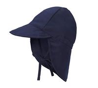 Cappello da Spiaggia Bambino Cappello da Sole Estivo, Berretto Collo Protezione Solare, Regolabile per Bebè con Visiera Hat per Nuoto all'aperto, 50 + UPF