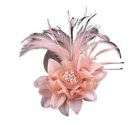 Cappello Da Sposa Cappello con fiori di rete simulati, fascia for capelli multicolore piume, accessori for da festa del tè Per Le Donne(7)
