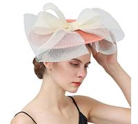 Cappello da sposa con piume, chiesa, donna, in rete, for feste, cena, cocktail party(As picture1)